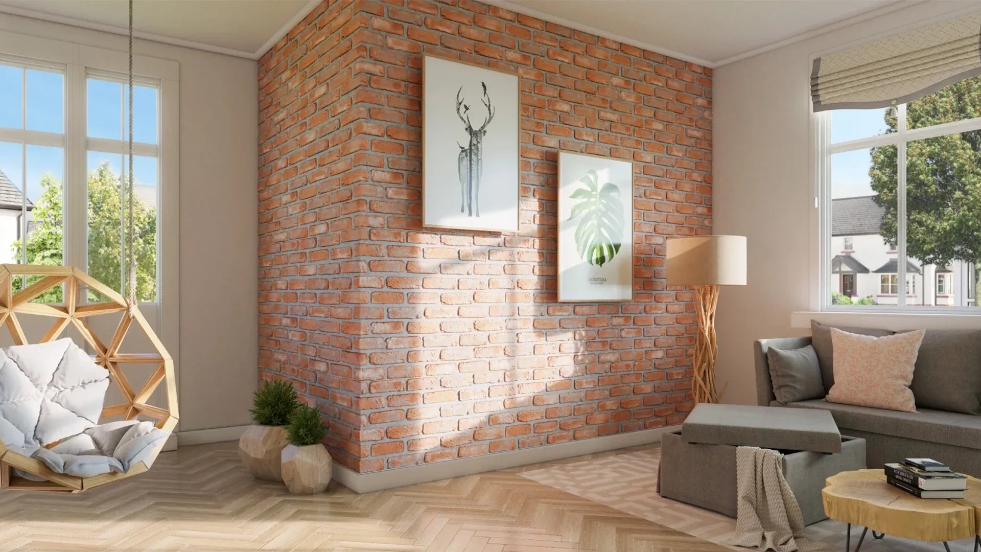 3D Brick Slips – Interior & Exterior after effect brick wall